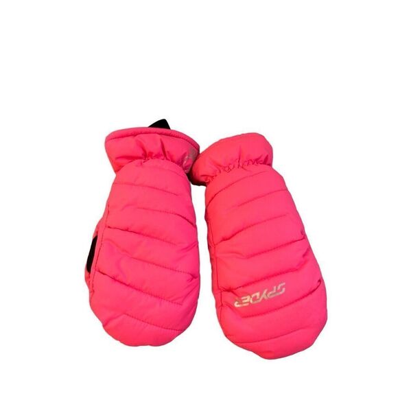Spyder xl child’s mittens glovers pink rn#130323 - Picture 1 of 7